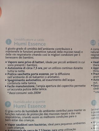 Umidificatore a caldo Chicco