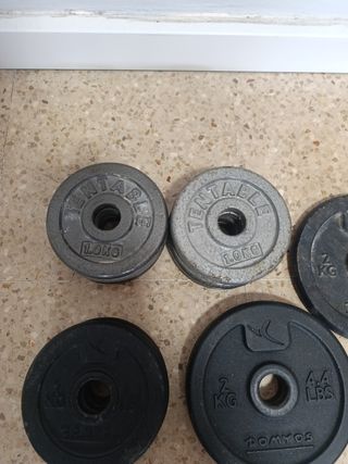 Set de pesas discos