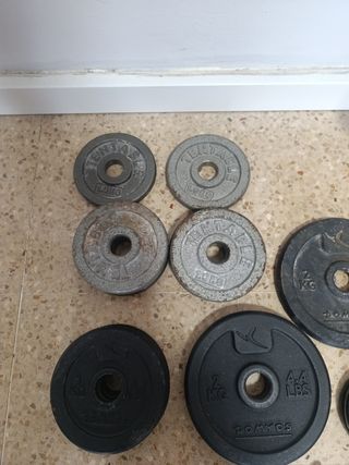 Set de pesas discos