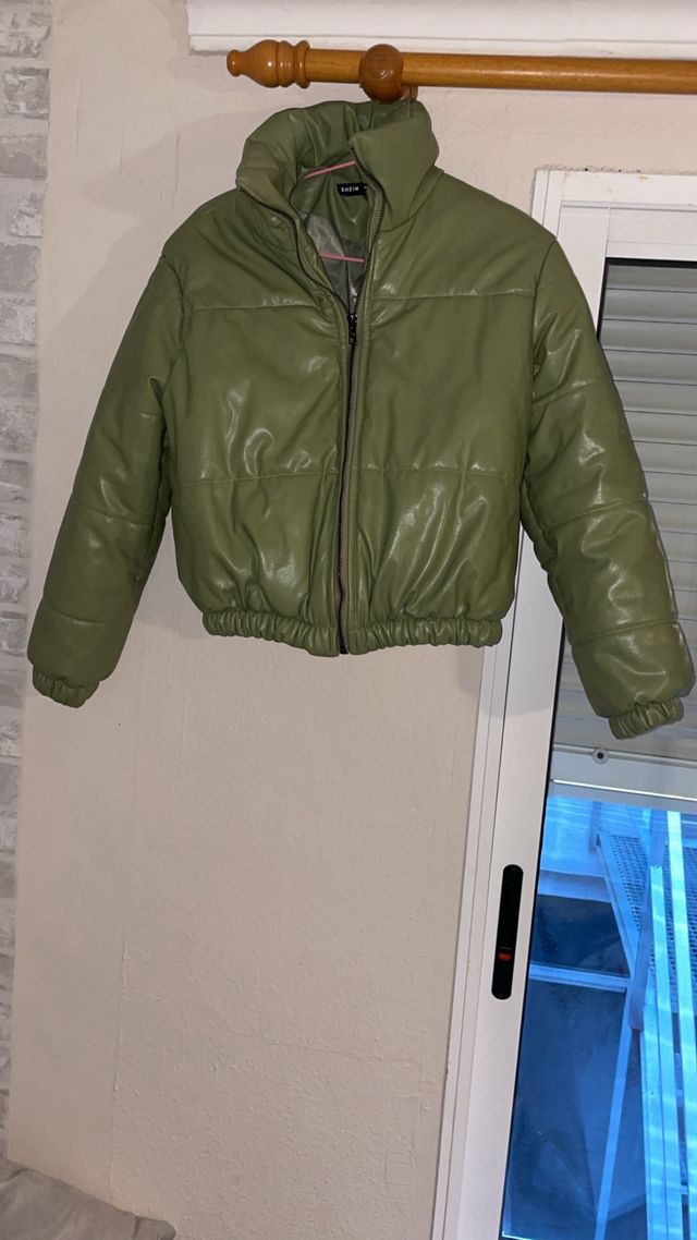 Chaqueta bomber verde oliva/caqui