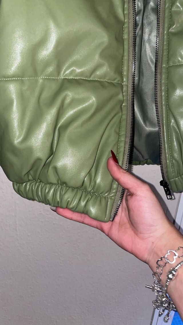 Chaqueta bomber verde oliva/caqui