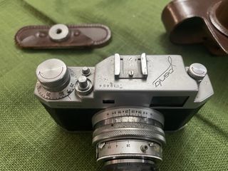 Fotocamera Vintage Ferrania Ibis con Flash  