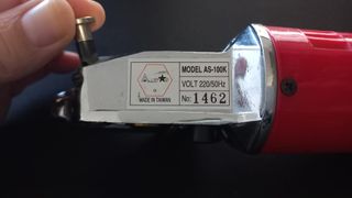 Máquina Corte de Tela manual.