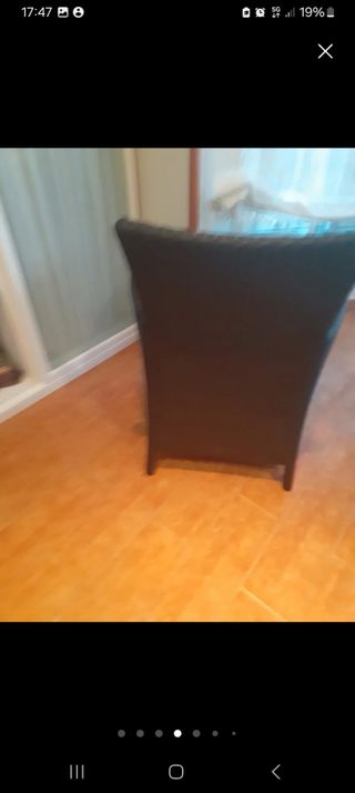 Butacon imitación ratan