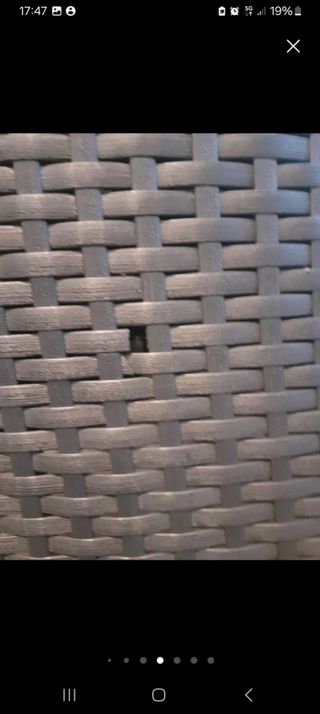 Butacon imitación ratan