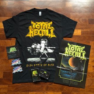 TOTAL RECALL  combo t-shirt M + tape The Void