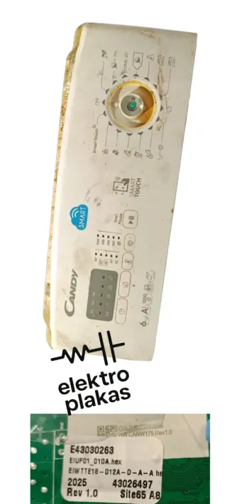 Placa potencia lavadora