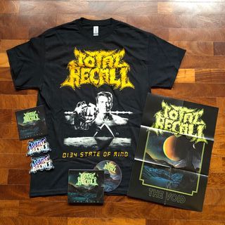 TOTAL RECALL combo t-shirt M + cd The Void