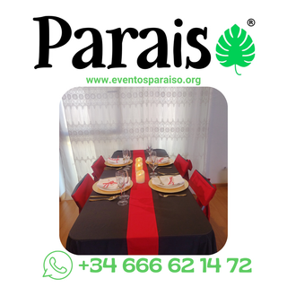 alquiler Mesas Altas Bautizo Pozuelo de Alarcón.