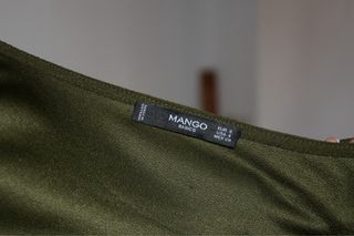 Vestido verde oscuro