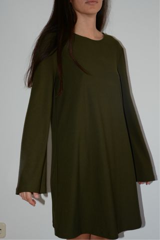 Vestido verde oscuro