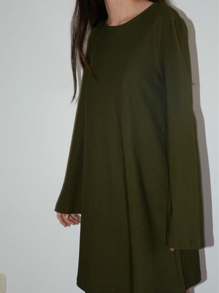 Vestido verde oscuro