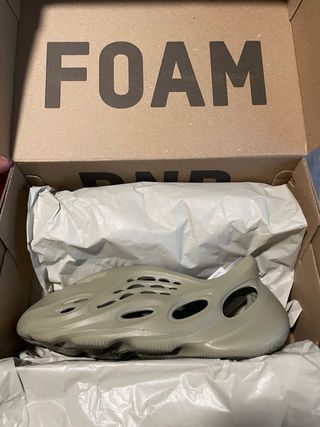Yeezy foam RNR stone salt