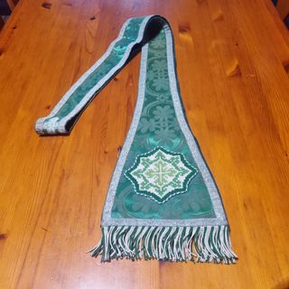 Estola de 220cm. Años 60 litúrgica auténtica