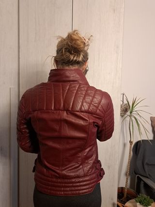 Chaqueta mujer cuero moto By City