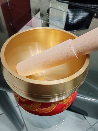 Campana tibetana in Ottone