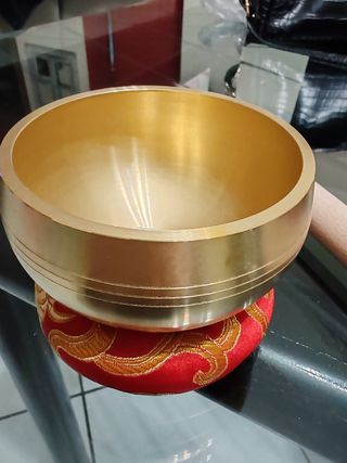 Campana tibetana in Ottone