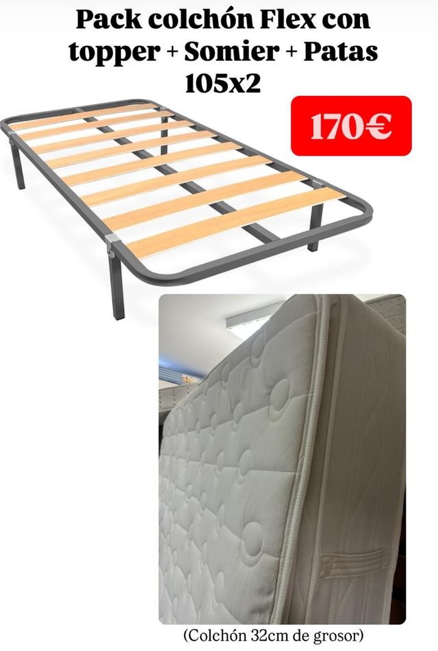 Pack cama completa 105x2