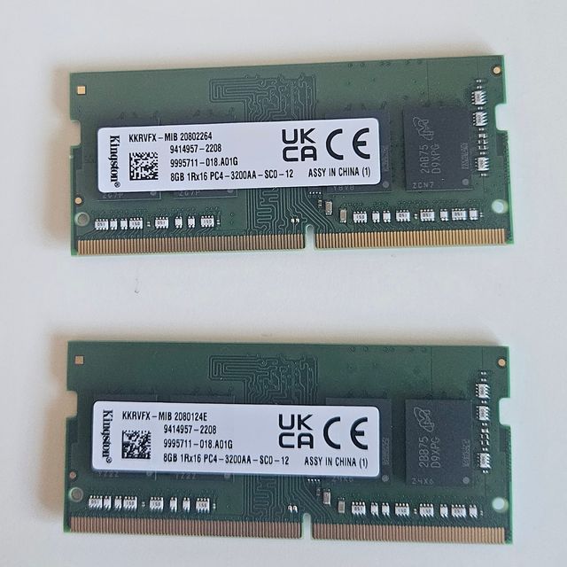 Memoria RAM Kingston KKRVFX MIB 8GB