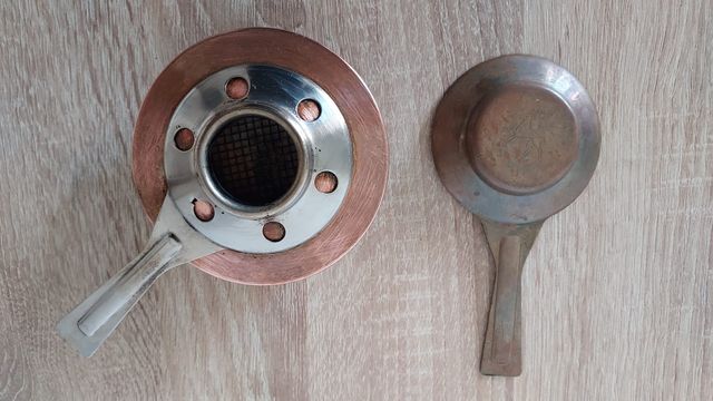 FONDUE VINTAGE COBRE/ACERO INOX SPRING SWITZERLAND