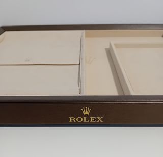 Original Bandeja ROLEX Exposición Relojes Beige