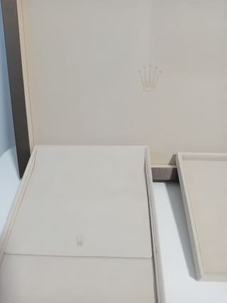 Original Bandeja ROLEX Exposición Relojes Beige