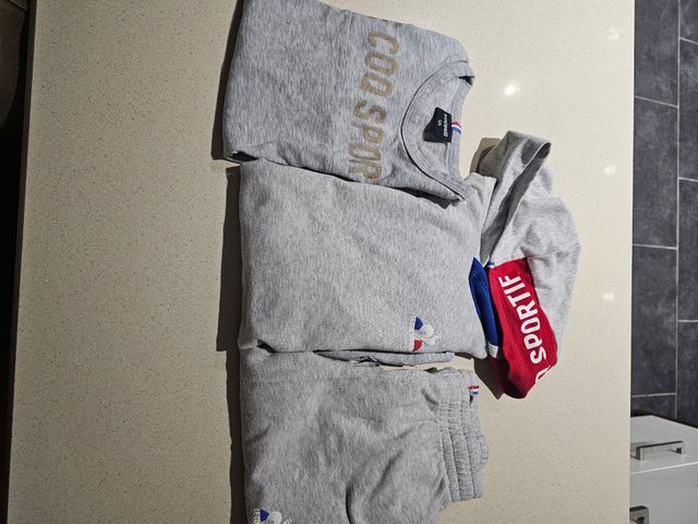chándal y camiseta le coq sportif 10 ano