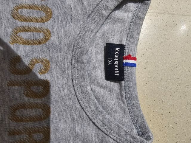 chándal y camiseta le coq sportif 10 ano