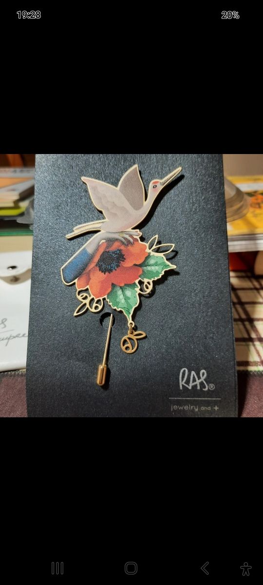 Ago Arianne placcato in oro. Marca: RAS