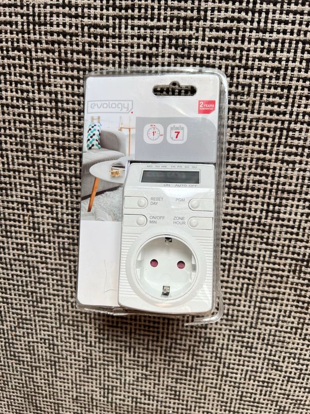 Programador Digital Semanal enchufe Evology