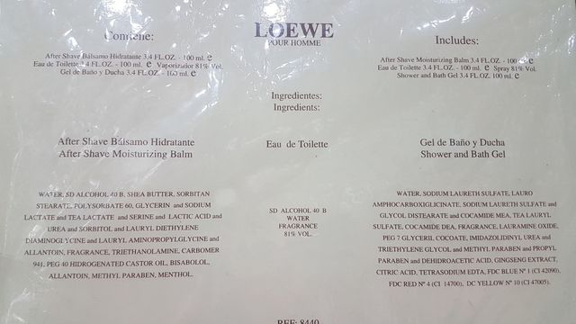 Perfume estuche aire hombre