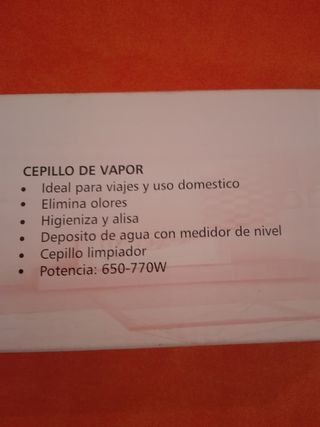 CEPILLO DE VAPOR