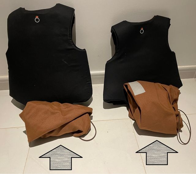 DOS Chalecos Protección Equitación para niñ@s