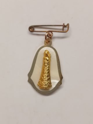 Medaglia sacra vintage con Madonna 