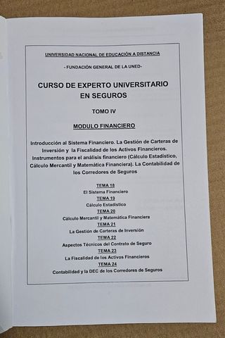 Curso Experto Universitario en Seguros