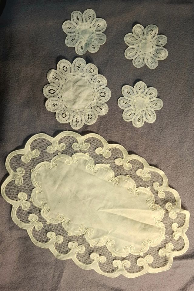 5 tapetes hechos a mano vintage