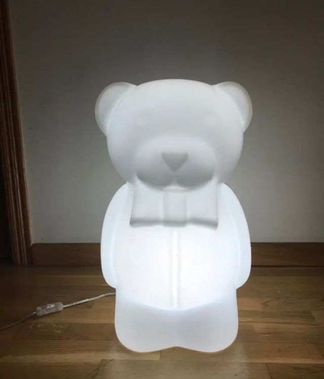 Preciosa lámpara oso de 50cm para niños