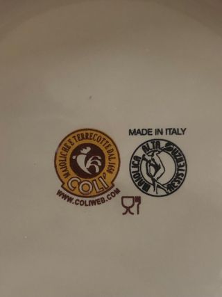 Piatti beige von fiore verde Colì