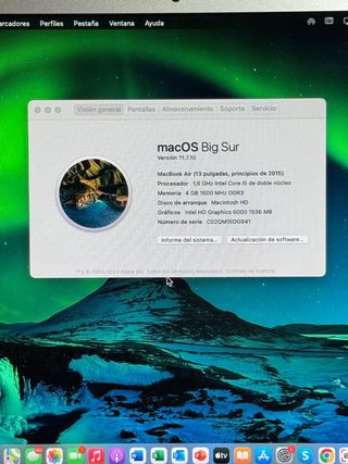 MacBook Air 13” 2015 i7 4Gb 500Gb SSD