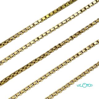 Cadena Oro eslabón Cuadrado 61cm