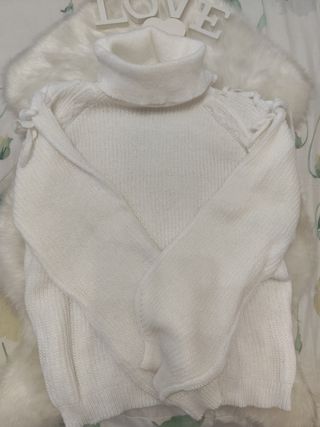 Jersey invierno mujer blanco 