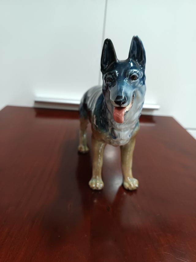 Antiga e BONITA figura de BIDASOA Pastor Alemão,