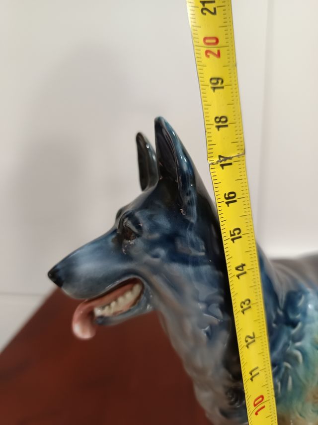 Antiga e BONITA figura de BIDASOA Pastor Alemão,