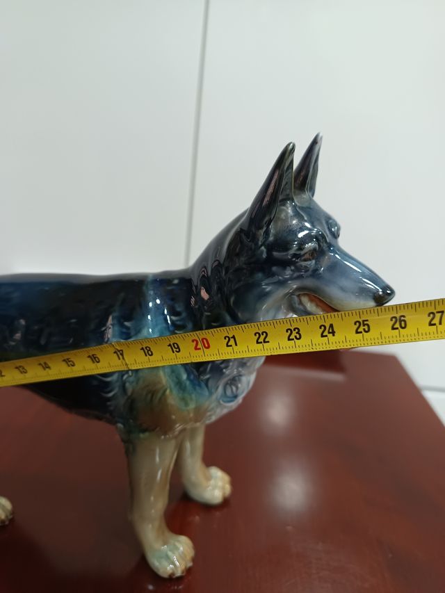 Antiga e BONITA figura de BIDASOA Pastor Alemão,