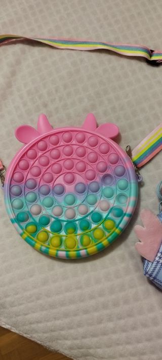 Bolso infantil PursePets y Bolso Pop it