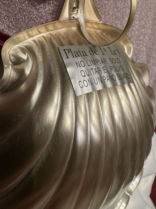 Conchiglia da battesimo in argento