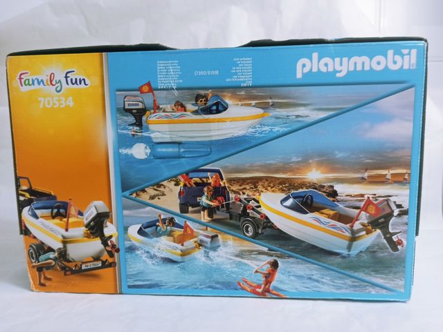 Family Fun Pick-Up con Lancha Playmobil 70534