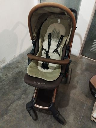 Carrito bebe con capazo