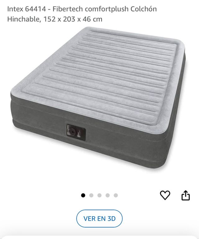 Colchon incable Intex 152 x 203 x 46
