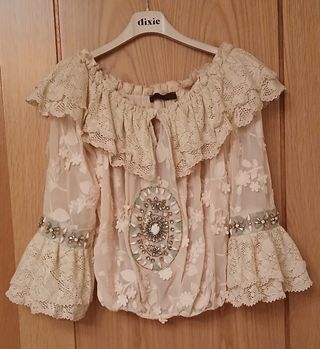 Conjunto LA VIE EN ROSE beige rosado